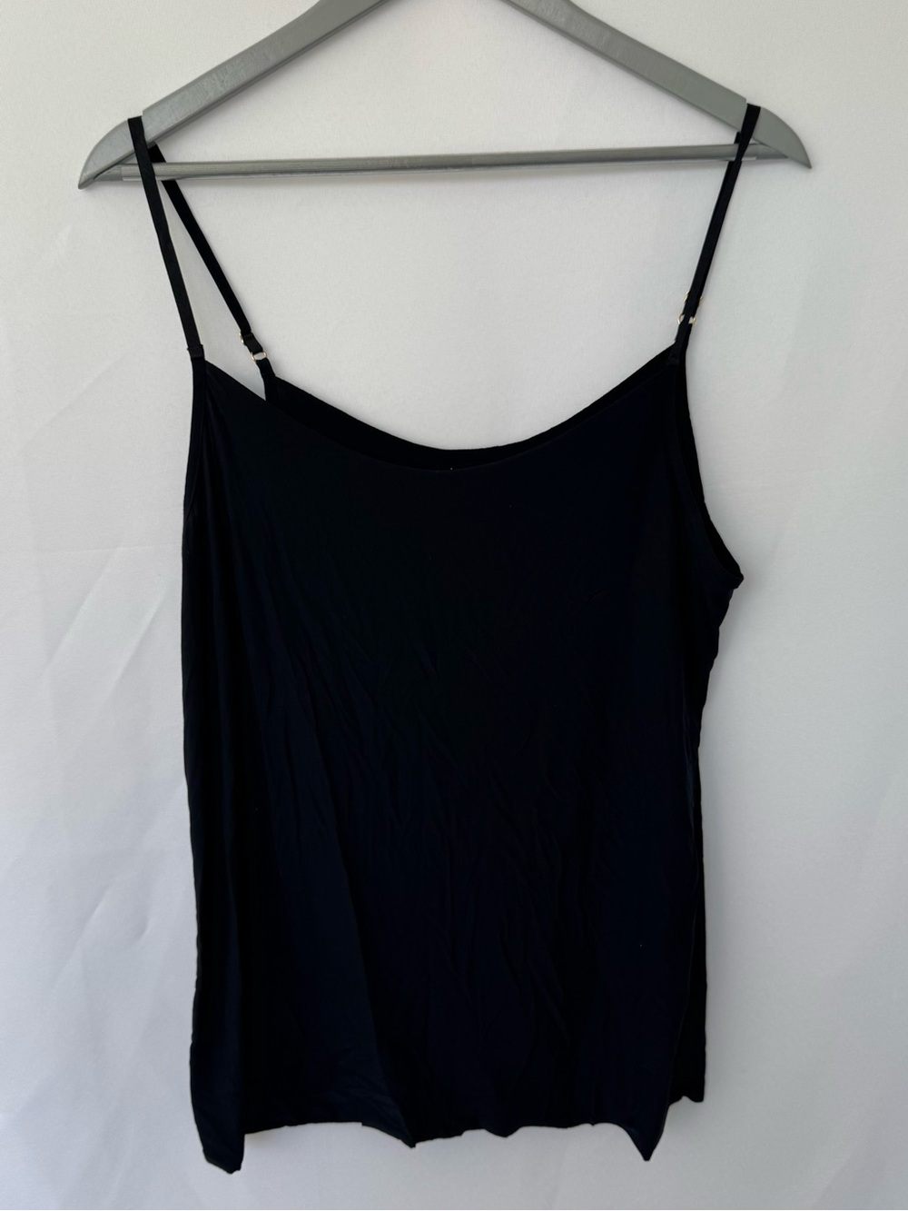 Commando Black Silk-Like Spaghetti Strap Camisole
